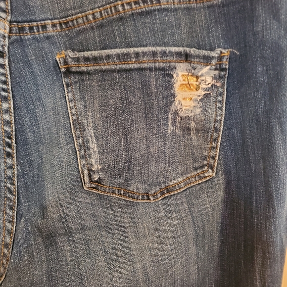 Lane Bryant Distressed Boyfriend Jeans Size 18 (missing button, a… - Picture 6 of 9